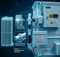 Transformateur combiné ONAN immergé dans l'huile, étanche, à faible perte, à enroulement en cuivre pur, triphasé 33/0,69 kV, Rainbow ZGS20-W-800kVA