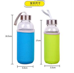 420 ml fabricante, precio de fábrica, proveedor de grado de alimentos de vidrio claro de la botella de agua de botella de bebida de jugo de bottle1139 - Product Image 2