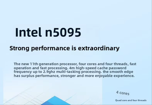 高性能14インチ Win 10搭載ノートパソコン 新型N5095 2.90Ghz 6GB RAM 512GB ROM ノートPC ポータブル ラップトップ ゲーミングコンピューター - Product Image 5