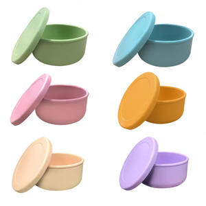 Fiambrera de silicona de grado alimenticio para niños, fiambrera de plástico para llevar, caja Bento <span class=keywords><strong>Lun</strong></span> para niños en edad escolar - Product Image 2