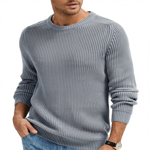 2025 Imuedaen Herren Rundhals Grobstrick Regular/Langarm Winter Pullover Warmer ODM Sweater - Product Image 1