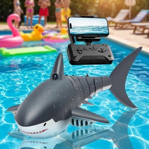 Juguete de Tiburón a Control Remoto con Cámara, Hélice de Chorro de Agua, <span class=keywords><strong>Piscina</strong></span>, Playa, Regalo Interactivo para Padres e Hijos - Product Image 1