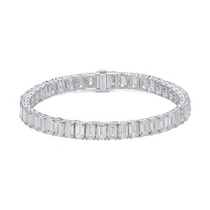 SGARIT custom 3mm-6mm 18k pure gold lab grown diamond tennis bracelet Jewelry size 16-26 inch <b>for</b> women <b>men</b> gift anniversary - Product Image 2