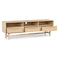 Meuble TV design simple et luxueux moderne, console en bois massif de 63 pouces, table pour salon