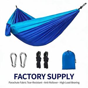 <span class=keywords><strong>Amaca</strong></span> da Campeggio Doppia Leggera e Portatile <span class=keywords><strong>con</strong></span> Paracadute, Nuovo Arrivo 2026, Design Anti-Ribaltamento, Moschettoni Rinforzati - Product Image 1