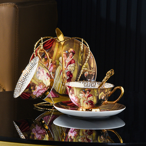 Wholesale European Style Ceramic <strong>Tea</strong> Wedding <strong>Tea</strong> <strong>Cup</strong> <strong>Cup</strong> Luxury <strong>Turkish</strong> Coffee <strong>Cups</strong> and Saucer - Product Image 4