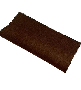 Wholesale Fabric Supplier Double Face <strong>Brown</strong> <strong>Wool</strong>/Polyester Cotton Knitting Plain Fabric for Clothing ZY083-2 - Product Image 2