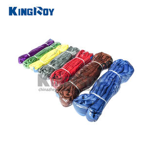 Sling rond en polyester KINGROY, tailles personnalisées (1m-8m), équipement de levage haute résistance pour applications industrielles et aérospatiales - Product Image 4
