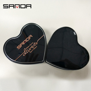 SANDA boîte-cadeau originale pour Couple montres hommes montre accessoire LED boîte de montre numérique Protection boîtes carrées saint valentin - Product Image 4