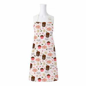 Delantal de Cocina de Algodón Slub Personalizado OEM con Impresión Digital Reactiva, MOQ Bajo, Directo de Fábrica, Plazo de Entrega Corto - Product Image 1