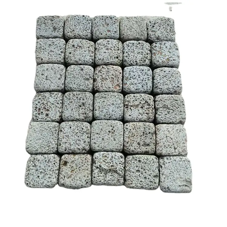 Migliore Materiale da Costruzione Grigio Skid Resistenza Solidificato Schiacciare Lava Rock