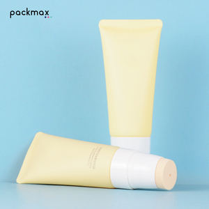 Tube cosmétique avec applicateur éponge |   Tube souple pour déodorant corporel et base de maquillage avec applicateur éponge - Product Image 1