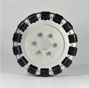 Capacidade de Carga 40kg Roda <span class=keywords><strong>Omni</strong></span> Dupla de Alumínio 152mm Básica 14085 - Product Image 2
