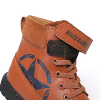 Winter Boys New Style Bottines pour enfants PU Upper Waterproof Chelsea Ankle Boots Snow Shoes