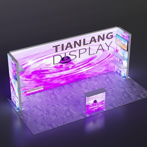 Triển lãm độ sáng cao hai mặt thiết bị hộp Đèn seg cho gian hàng triển lãm - Product Image 1