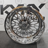 Ruedas Forjadas China Forged Wheels Co. de 22, 24 y 26 Pulgadas, Pulimentadas, 8x170, 8x180, Aleación de Aluminio, 22x12, 24x14, 26x14, para Camioneta Ford F150