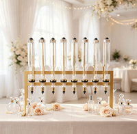 Décoration de mariage personnalisée, expérience olfactive parfumée, support doré pour 8 bouteilles de 500 ml, distributeur de parfum pour les organisateurs de mariages