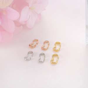 W-Shaped Clasp <b>Metal</b> Jewelry Findings For Necklace <b>Bracelet</b> Pendant DIY Accessories Gold Silver Rose Gold Plated - Product Image 2