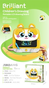 Tablette de <span class=keywords><strong>dessin</strong></span> LCD multifonctionnelle Yuglow pour enfants, portable, avec sangle d'épaule, jouet éducatif précoce, cadeau - Product Image 3
