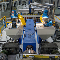 Machines de thermoformage en plastique 1500MM Machine de film étirable en plastique 5 couches Pe Machine de film d'emballage extensible