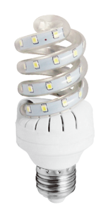 หลอดไฟ LED ประหยัดพลังงานสำหรับแสงสว่างภายในอาคาร 110V AC แสงวอร์มไวท์/โคลด์ไวท์ รูปทรงเกลียว ขั้ว B22/E27 - Product Image 3