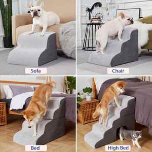 Pet Stairs <b>Dog</b> Ramp Tunnel House Set Foam Climbing Ladder <b>for</b> High <b>Bed</b> <b>Sofa</b> Wholesale Factory Vendor Bulk - Product Image 3