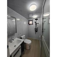 Casa Contenedor Dúplex Expandible con Entresuelo, Casa Modular Multifamiliar, Contenedor Tipo Cobertizo, Casa Portátil de Dos Pisos