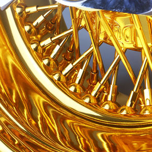 JZR Roue de polissage en fil d'acier à rayons personnalisés 13 14 Jante de 15 pouces pour <span class=keywords><strong>vieille</strong></span> <span class=keywords><strong>voiture</strong></span> <span class=keywords><strong>Rolls</strong></span> <span class=keywords><strong>Royce</strong></span> Cadillac - Product Image 3