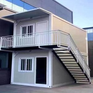 Bureau à plat mobile petites maisons de luxe de 40 pieds maisons préfabriquées maisons portables maison en conteneur de 2 chambres - Product Image 5