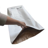 Sacs en papier 25kg/20kg emballage de sucre de farine de pomme de terre de qualité alimentaire fabricant de sacs en papier kraft blanc emballage de produits chimiques