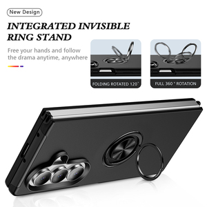 Coque de téléphone pour <span class=keywords><strong>Samsung</strong></span> Galaxy <span class=keywords><strong>Z</strong></span> <span class=keywords><strong>Fold</strong></span> 8 Ultra avec béquille invisible, <span class=keywords><strong>support</strong></span> magnétique pour <span class=keywords><strong>voiture</strong></span>, fine, robuste, antichoc - Product Image 5
