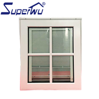 Ventanas de Toldo con Doble Acristalamiento y Rotura Térmica de Aluminio, Fabricadas en China, Estándar Australiano AS2047, Económicas