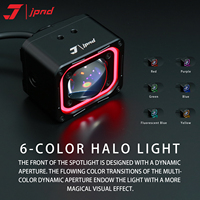 Projecteur de moto JPAD K7+J1S-F de haute qualité, phare antibrouillard LED blanc haute/basse intensité 250W 12-15V, en alliage d'aluminium, super lumineux