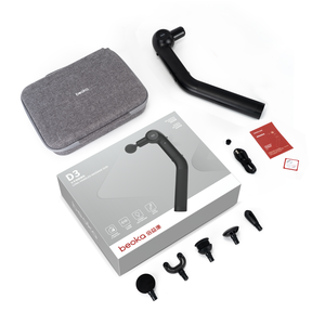 Pistola de Masaje de Espalda de Amplitud OEM de Fábrica Beoka, Relajación Muscular Portátil, Mini Gimnasio Corporal Inteligente, Pistola de Fascia de Mango Largo - Product Image 6