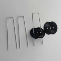 1000 pièces de clous de fixation en acier galvanisé en U de 6 pouces pour gazon et aménagement paysager, avec résistance à la rouille de plus de 5 ans pour la fixation