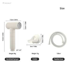 PINEBAY High Quality WC Toilet Handheld Magnetic <strong>Bidet</strong> Sprayer Bathroom ABS White Douche <strong>Spray</strong> Faucet <strong>Bidet</strong> Sprayer for Woman - Product Image 2