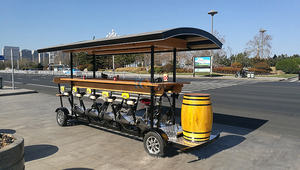 Vélo à bière électrique à quatre roues avec pédales, modèle chinois économique et amélioré, pour fêtes et loisirs, avec éclairage LED - Product Image 3