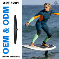 ART 1201 Hydrofoil Front Wing Kit d'accessoires en fibre de carbone 1291sqcm Interchangeable Foil Wing Foil Surfing Wingfoil Foil Water Sports
