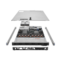 مستعمل ديل R640 الجيل الثاني مع DDR4 24x DDR4 2U رف مستخدم في المخزن