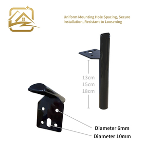 Fábrica de patas modernas para sofá, 13cm/15cm/18cm, patas de sofá de metal con tubo cromado, patas de hierro para muebles, duraderas para sofá cama y armario. - Product Image 3