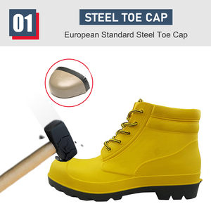 Botas de Lluvia de Seguridad con Punta de Acero, Resistentes al Agua, Aceite y Químicos, Antideslizantes, con Certificación CE, para Hombre - Product Image 4