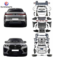 Kit de Carrocería de Material PP para X6 F16 2015-2019y a 2024y~ F96 X6M BODYKIT Facelift, Juego Exterior de Parachoques Delanteros y Traseros, Faldones Laterales