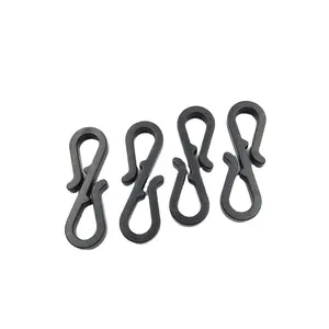 Clasps Waterproof Flagstaff Holder Buckle Reusable Flagpole Clip Fastener Attachment Nylon Plastic Hook S Shape Small Snap Hooks