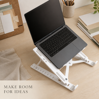 Meilleures ventes en gros : Support portable et flexible en plastique pour ordinateur portable, réglable, en forme de triangle