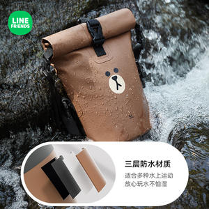 Sac étanche à roulettes flottant robuste en PVC, sac à dos de randonnée, sac étanche, sac sec - Product Image 4