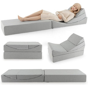 Ensemble de matelas en mousse 100x58.5x58.5cm, chaise pliable multifonctionnelle, tapis de sol extérieur pour adultes, bébés, animaux domestiques, personnes âgées - Product Image 5