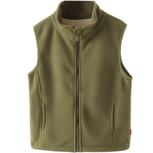 Vêtements d'extérieur décontractés d'automne pour bébés garçons et filles <span class=keywords><strong>gilet</strong></span> mince extra polaire pour enfants - Product Image 1