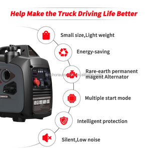 Tự động điều khiển từ xa duy nhất-xi lanh khẩn cấp xách tay Máy Phát Điện Xăng ac.501.063 1.8kw im lặng 24V 12V DC Máy phát điện sắt - Product Image 5