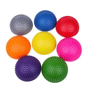 Palla da Yoga Semisferica da 16 cm per Massaggio Piedi, in PVC, a Forma di Riccio, per Allenamento Pilates ed <span class=keywords><strong>Equilibrio</strong></span> - Product Image 2