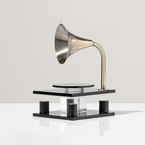 Adorno de Fonógrafo de Resina, Decoración Creativa con Proyección de Disco de Vinilo, Resistente al Agua y a los Golpes, para Escritorio, Mueble de TV, Regalo Artesanal de Resina - Product Image 4